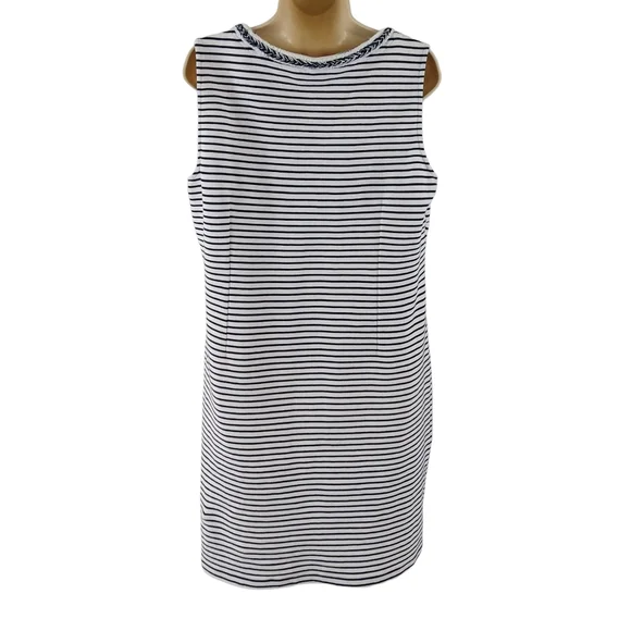 Talbots Striped Sleeveless Dress - Picture 2 of 10